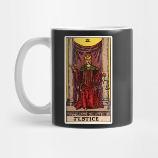 II. Justice Tarot Card Mug